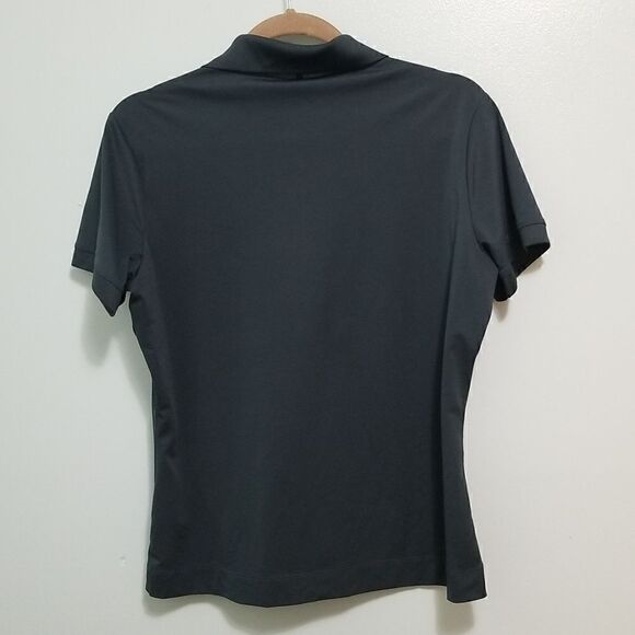 Nike Golf, dri-fit, dark green, short sleeved shirt.  Size M. - Picture 4 of 4